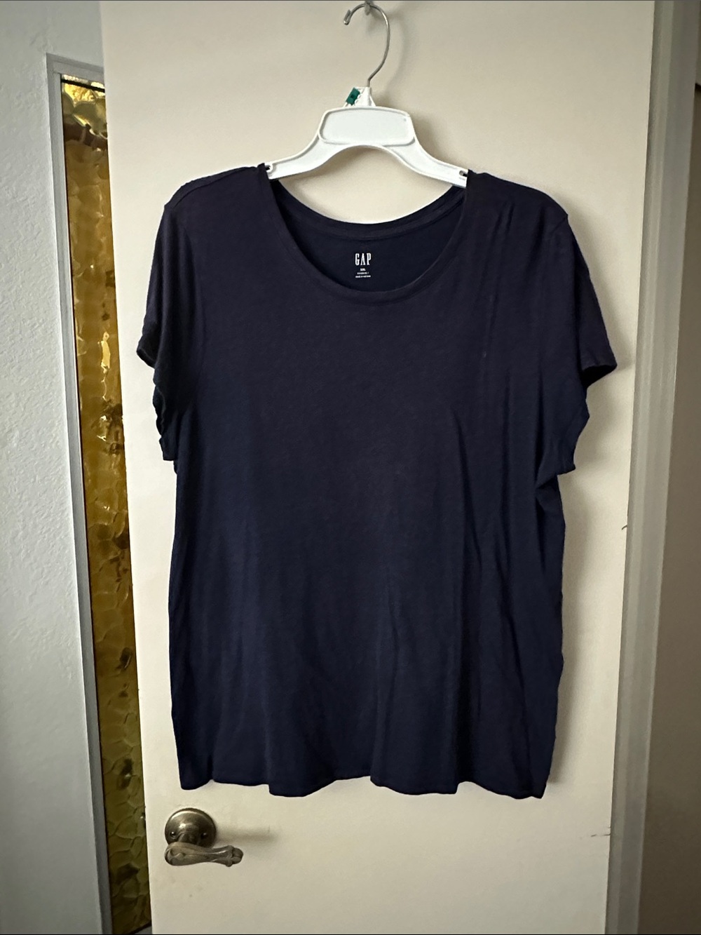 GAP Navy Short-Sleeve Crewneck Tee